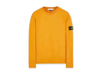Stone Island 63750 Heavy Cotton Fleece Crewneck Sweatshirt - 23FW "Rust"