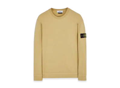 Stone Island 63750 Heavy Cotton Fleece Crewneck Sweatshirt - 23FW "Ecru"
