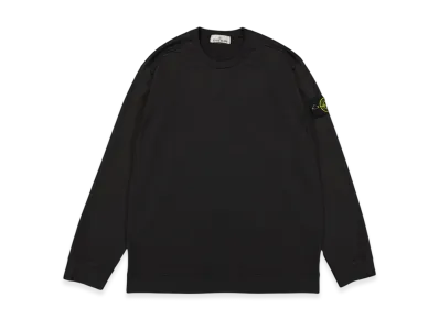 Stone Island 63750 Heavy Cotton Fleece Crewneck Sweatshirt - 23FW "Black"