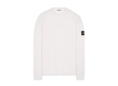 Stone Island 63750 Garment Dyed Heavy Cotton Long Sleeve T-Shirt - 22SS "Rose"