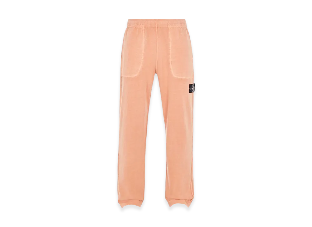 Stone Island 635T2 60% Recycled Heavy Cotton Jersey Tinto Terra Comfort Fit Jogger Pants - 24SS "Rust"