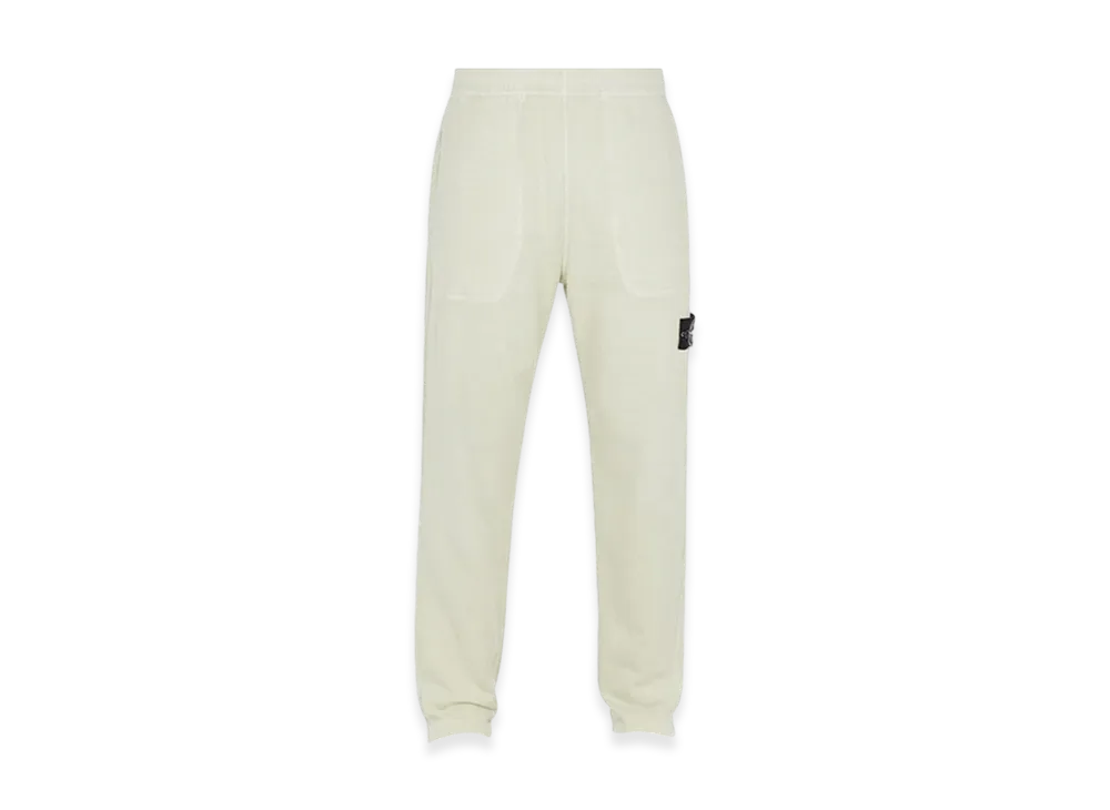 Stone Island 635T2 60% Recycled Heavy Cotton Jersey Tinto Terra Comfort Fit Jogger Pants - 24SS "Pistachio Green"