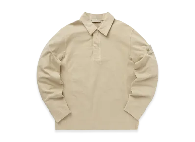 Stone Island 635F3 Ghost Piece Organic Cotton Fleece Polo Shirt - 23SS "Beige"