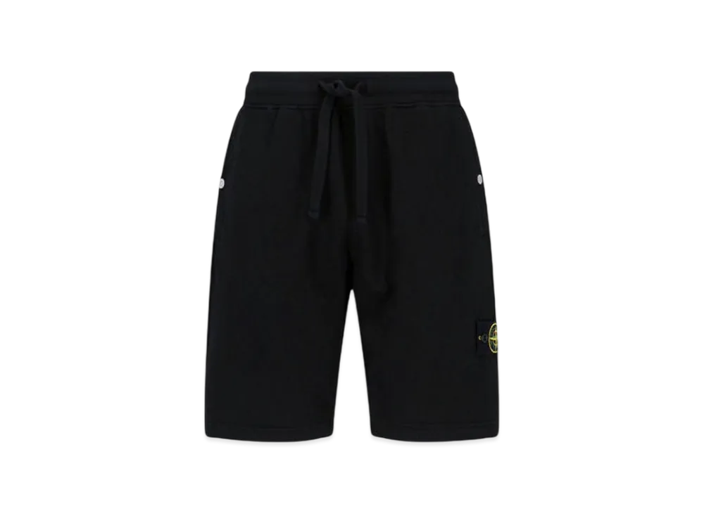 Stone Island 63460 Old Treatment Bermuda Shorts - 24SS "Black"
