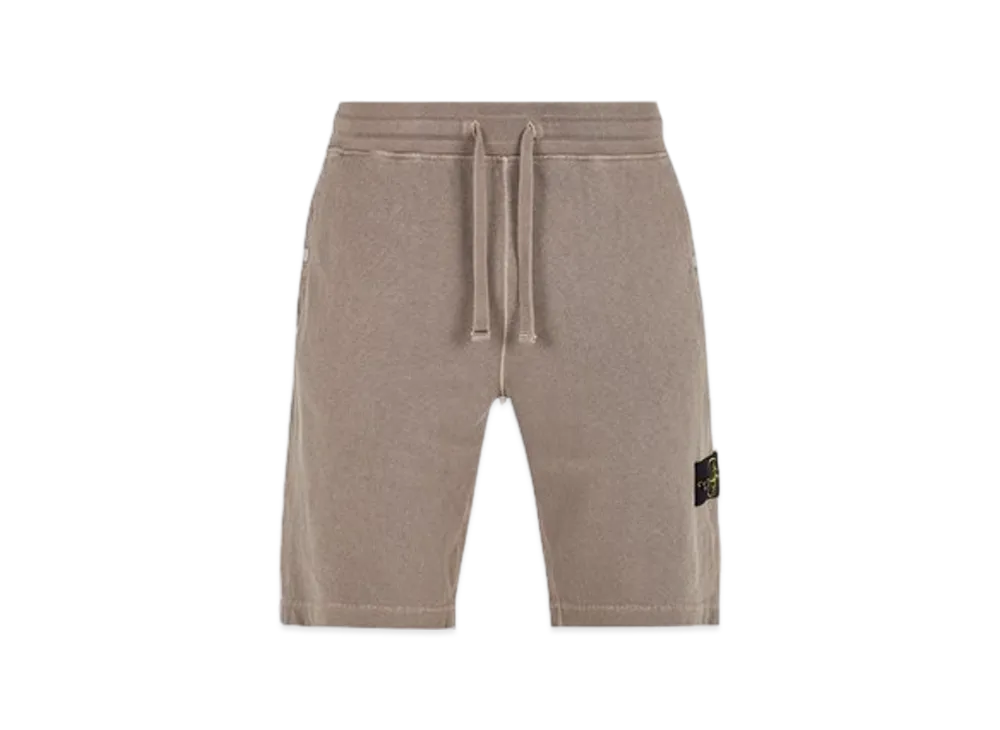 Stone Island 63460 Old Treatment Regular Fit Bermuda Shorts - 24SS "Dove Grey"