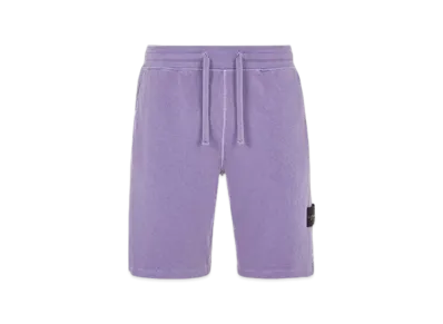 Stone Island 63460 Old Treatment Regular Fit Bermuda Shorts - 24SS "Lavender"