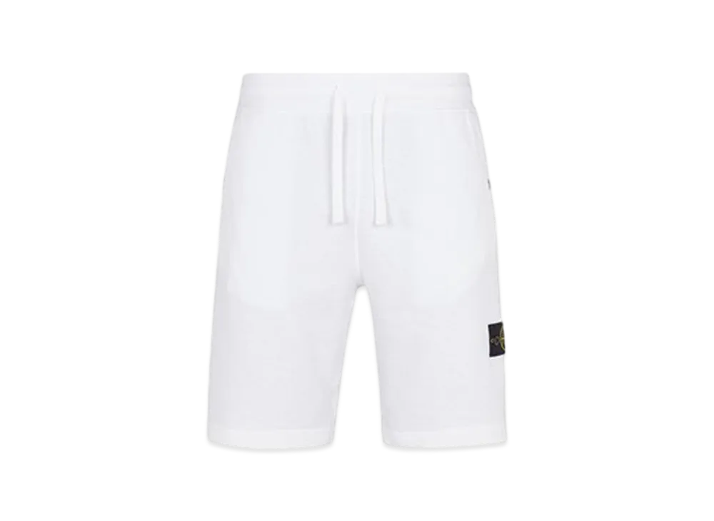 Stone Island 63460 Old Treatment Regular Fit Bermuda Shorts - 24SS "White"