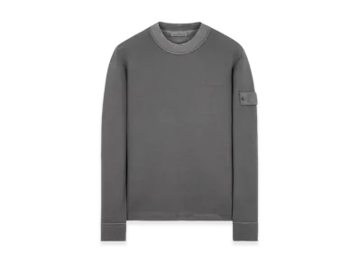 Stone Island 633F3 Ghost Piece Cotton Jersey Crewneck Sweatshirt - 23FW "Dark Grey"