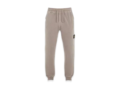 Stone Island 63260 Old Treatment Jogger Pants in Fleece - 24SS "Dove Grey"