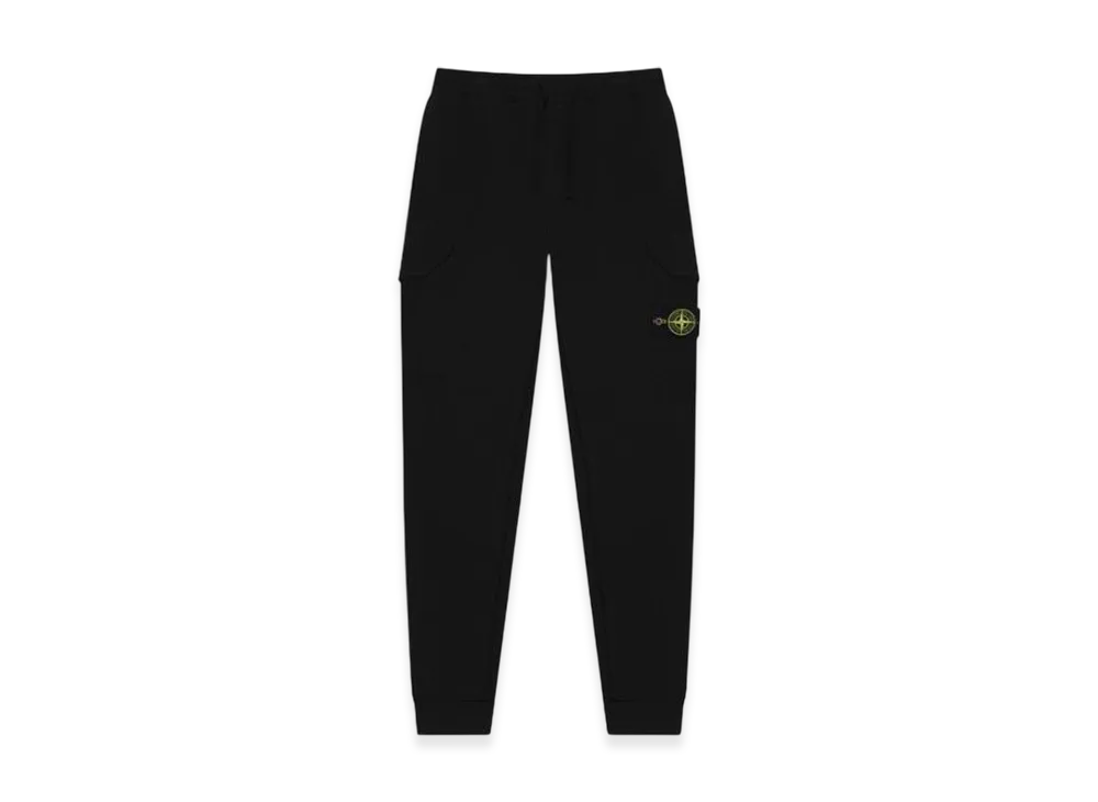 Stone Island 63220 Brushed Cotton Fleece Pants - 20FW "Black"