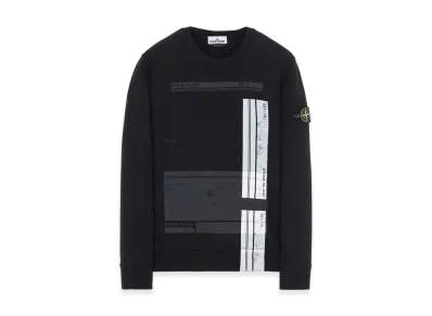 Stone Island 63095 Block Sweatshirt - 21SS "Black"