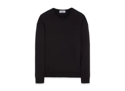 Stone Island 62951 Cotton Fleece Garment dyed Crewneck Sweatshirt - 23SS "Black"