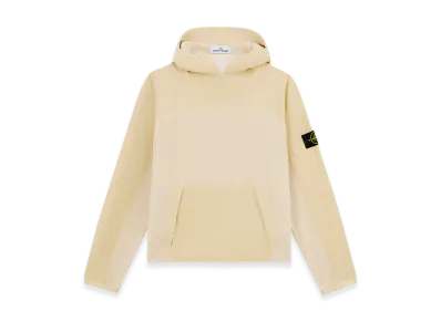 Stone Island 62653 Cotton Pile with Nylon TC Hooded Sweatshirt with Pockets - 24FW "Off White"