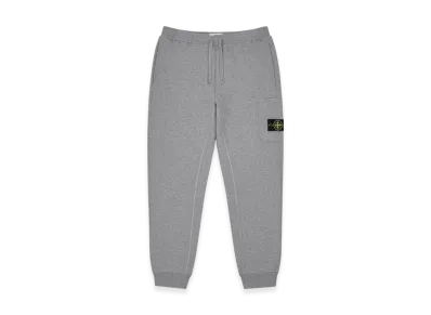 Stone Island 62620 Cotton Fleece Garment Dyed Cargo Joggers - 23FW "Melange Grey"