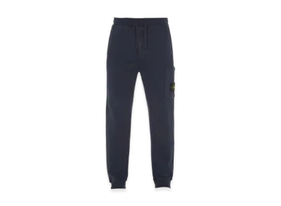 Stone Island 62620 Cotton Fleece Garment Dyed Cargo Joggers - 23FW "Navy Blue"