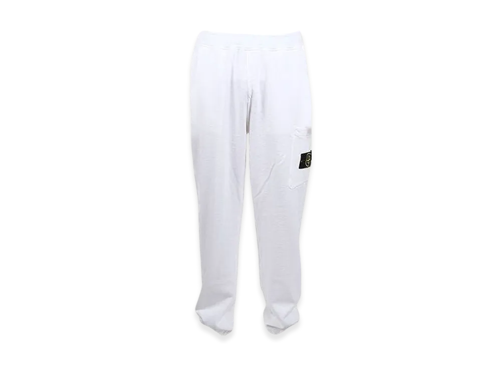 Stone Island 62560 Old Treatment Cargo Sweatpants - 23SS "White"