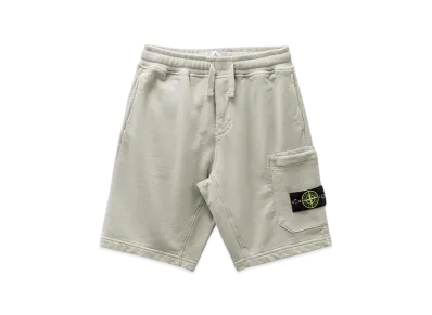 Stone Island 62520 Wappen Patch Bermuda Track Pants - 23FW "Off White"