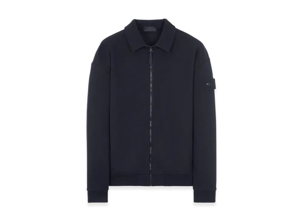 Stone Island 624F3 Ghost Piece Zip Sweatshirt - 22FW "Navy Blue"