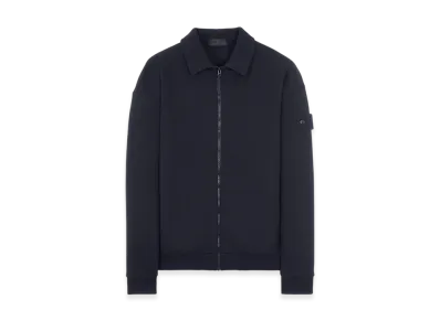 Stone Island 624F3 Ghost Piece Zip Sweatshirt - 22FW "Navy Blue"