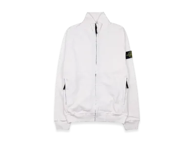 Stone Island 62460 Old Treatment Full Zip Sweatshirt - 23SS "White"
