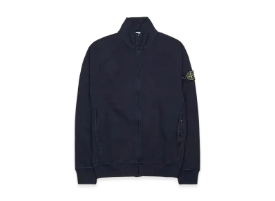 Stone Island 62460 Old Treatment Full Zip Sweatshirt - 23SS "Navy Blue"