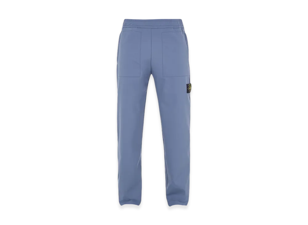 Stone Island 62353 Regular Fit Joggers in Fleece - 24SS "Avio Blue"