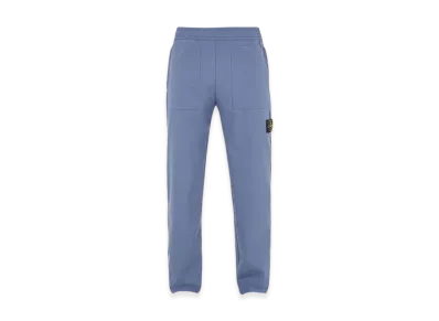 Stone Island 62353 Regular Fit Joggers in Fleece - 24SS "Avio Blue"