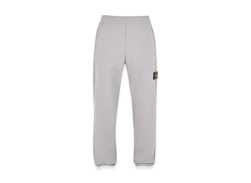 Stone Island 62353 Regular Fit Joggers in Fleece - 24SS "Dust Grey"