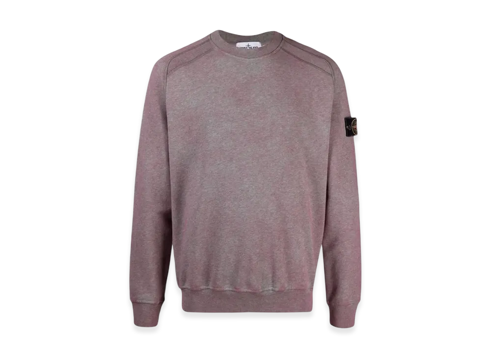 Stone Island 62290 Dust Colour Treatment Crewneck Sweatshirt - 21SS "Rose Quartz Melange"