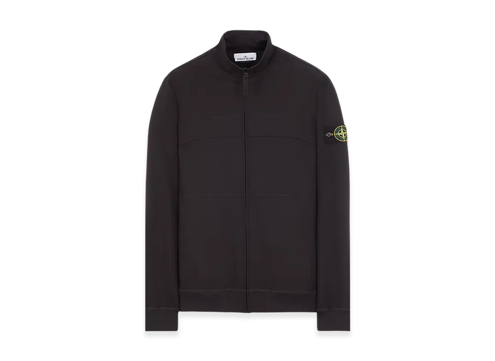 Stone Island 62153 Strech Nylon Technical Fleece Track Jacket - 24SS "Black"
