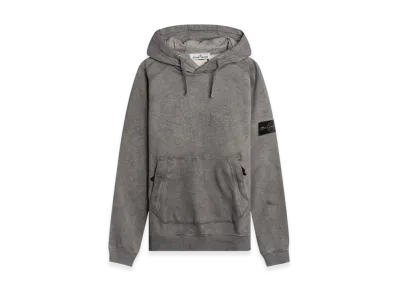 Stone Island 62090 Dust Colour Treatment Hooded Sweatshirt - 20FW "Grey"