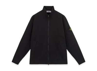 Stone Island 62050 Heavy Cotton Jersey Sweatshirt with Pockets Full Zipper - 24FW "Black"
