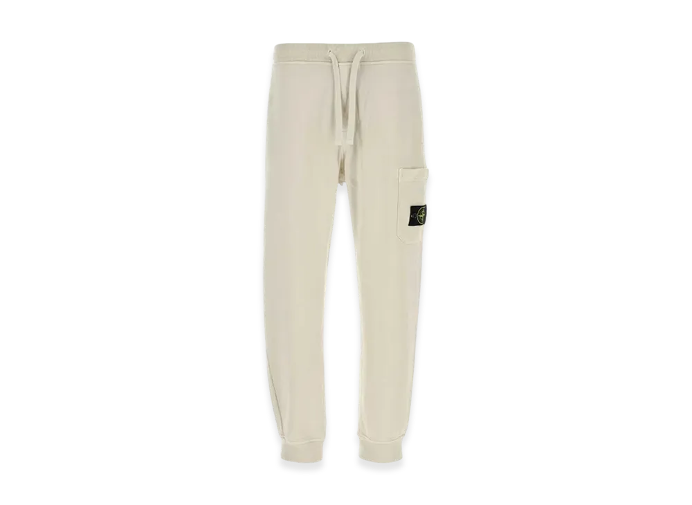 Stone Island 6200644 Logo Cotton Track Pants - 25SS "Sand"