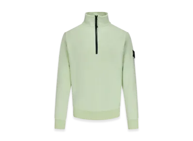 Stone Island 61951 Half Zip Sweatshirt - 21SS "Light Green"