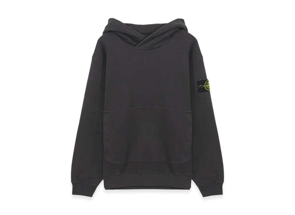 Stone Island 61820 Cotton Fleece Hooded Sweatshirt - 22FW "Dark Grey"