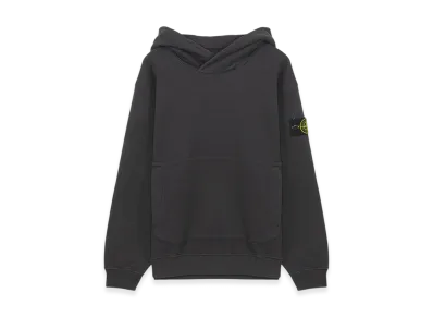 Stone Island 61820 Cotton Fleece Hooded Sweatshirt - 22FW "Dark Grey"