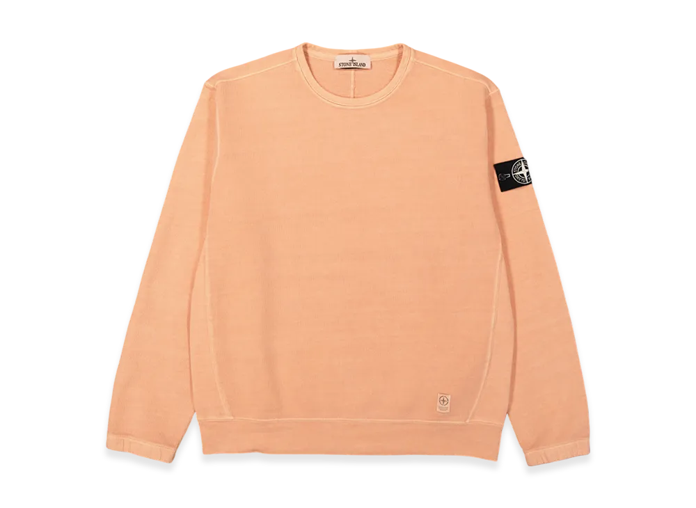 Stone Island 617T3 Closed Loop Tinto Terra Crewneck Sweatshirt - 24SS "Rust"