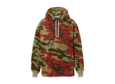 Stone Island 616E3 S.I. Heritage Camo Hooded Sweatshirt - 22FW "Military Green"