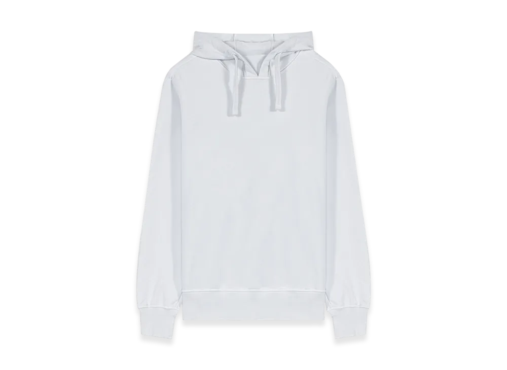 Stone Island 61651 Garment Dyed Hooded Sweatshirt - 22SS "Ice"