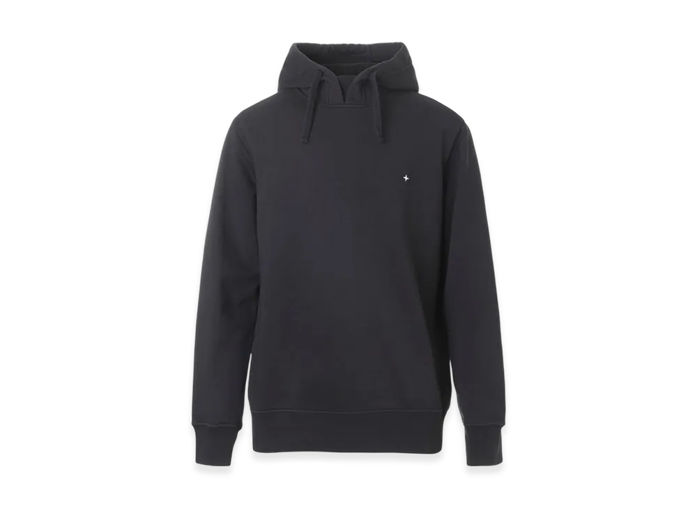 Stone Island 61651 Garment Dyed Hooded Sweatshirt - 22SS "Black"