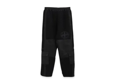 Stone Island 61541 Teddy Fleece Cargo Pants - 22FW "Black"