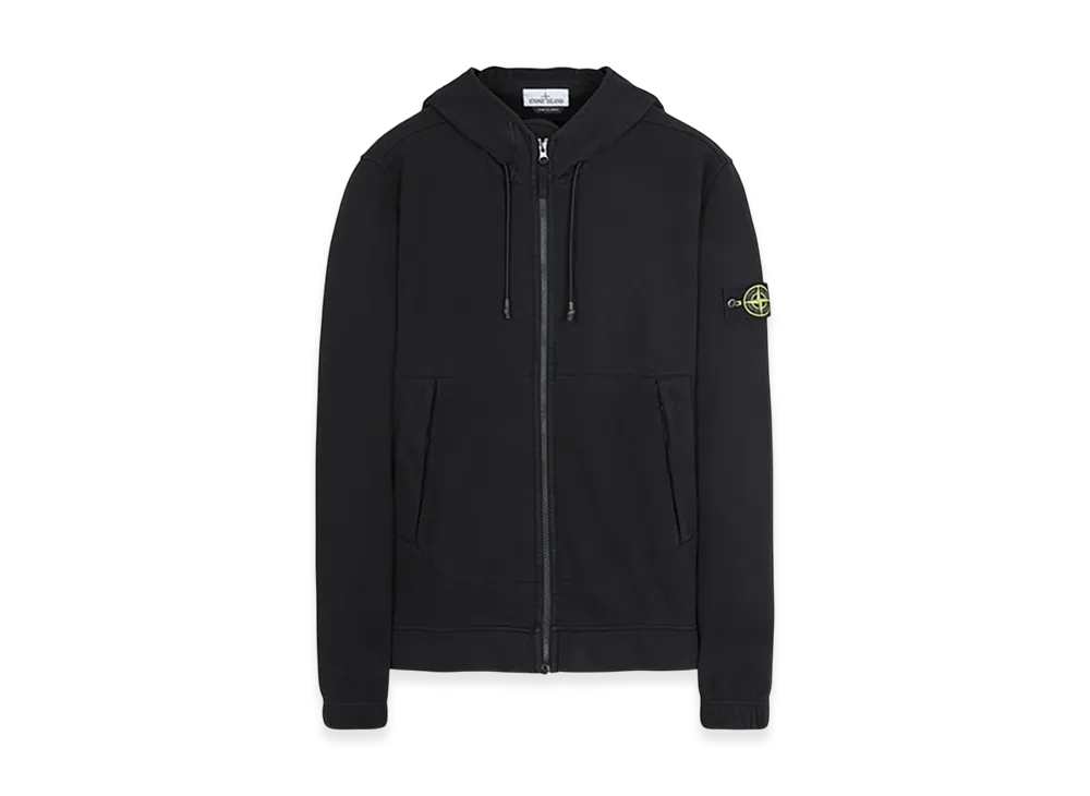 Stone Island 61420 Full Zip Hooded Sweatshirt - 20FW "Black"