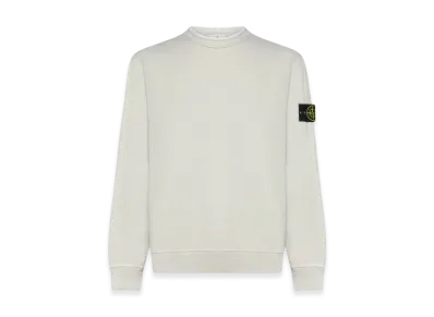 Stone Island 61352 Stretch Cotton Fleece Mock Turtleneck Sweatshirt - 23FW "Stucco"