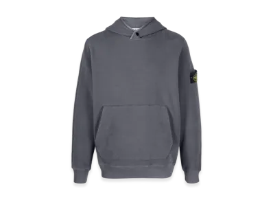 Stone Island 61252 Garment Dyed Stretch Cotton Fleece Hooded Sweatshirt - 23FW "Lead"
