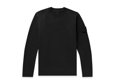 Stone Island 611F3 Ghost Piece Organic Cotton Crewneck Sweatshirt - 23SS "Black"