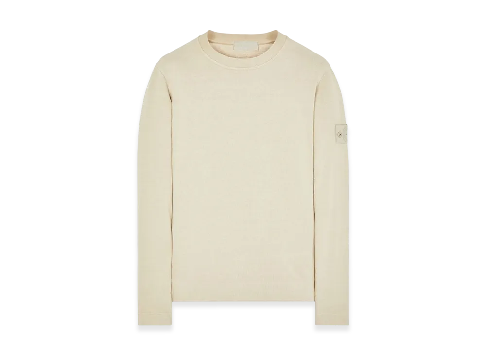 Stone Island 611F3 Ghost Piece Organic Cotton Crewneck Sweatshirt - 23SS "Beige"