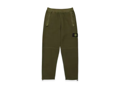Stone Island 60854 Garment Dyed Gauzed Cotton Nylon Sweatpants - 23FW "Olive Green"