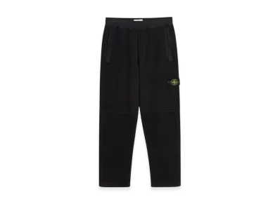 Stone Island 60854 Garment Dyed Gauzed Cotton Nylon Sweatpants - 23FW "Black"