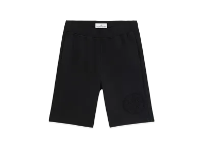 Stone Island 606M2 Heavy Cotton Jersey Relaxed Fit Bermuda Shorts - 24FW "Black"