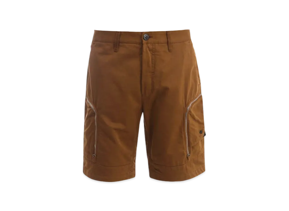 Stone Island 60307 Shadow Project Shorts - 21SS "Chestnut Brown"